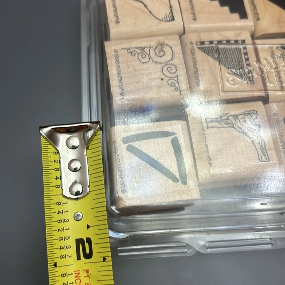 Vintage Stampin Up Creative Corners Stamp Set 1998 Lot of 12 brand new